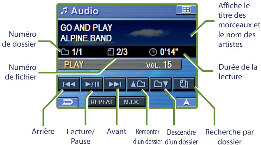 ALPINE BLACKBIRD - Écouter des fichiers audio - 1