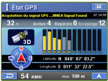 ALPINE BLACKBIRD - ■ Affichage de I'etat GPS - 1