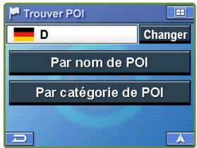 ALPINE BLACKBIRD - Rechercher une destination par nom de POI - 1