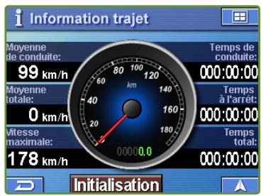 ALPINE BLACKBIRD - ■ Affichage de l'information trajet - 2