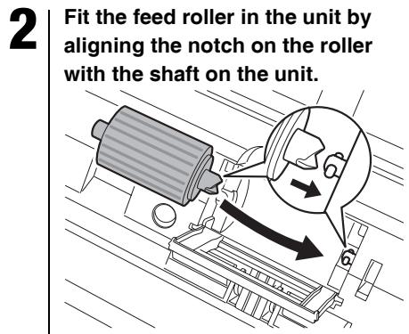 CANON IMAGEFORMULA DR-C130 DOCUMENT SCANNER - STEP 2 Installing the Feed Roller - 2