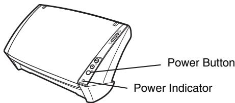 CANON IMAGEFORMULA DR-C130 DOCUMENT SCANNER - Turning the Scanner ON - 1