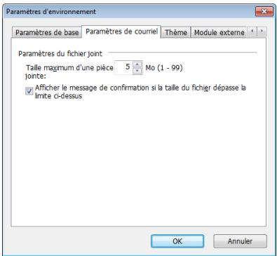 CANON IMAGEFORMULA P-215II - Onglet [paramètres de courriel] - 1