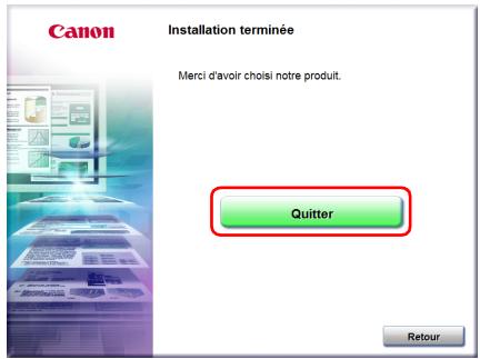 CANON IMAGEFORMULA P-215II - Lorsque l'installation de captureontouch est terminée, cliquez sur [finish]. - 5