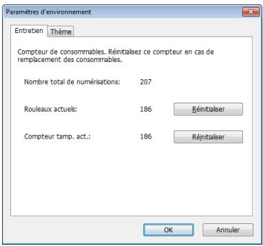 CANON IMAGEFORMULA P-215II - Onglet [entretien] - 1