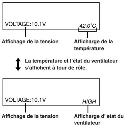 ALPINE CDA-9855R - Appuyez sur TITLE en mode Radio ou CD pour basculer vers l'affichage des informations relatives à l'amplificateur externe. - 1