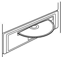 ALPINE CDE-7854RM - Insertion et éjection d'un disque - 1