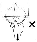 ALPINE CDE-7854RM - Never Attempt the Following - 1