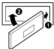 ALPINE CDE-7854RM - Attaching the Front Panel - 1
