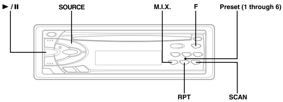 ALPINE CDE-7854RM - CD Player Operation - 1