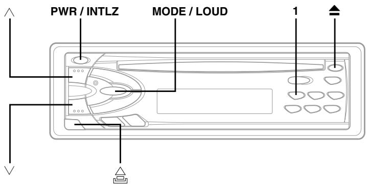 ALPINE CDE-7854RM - Basic Operations - 1