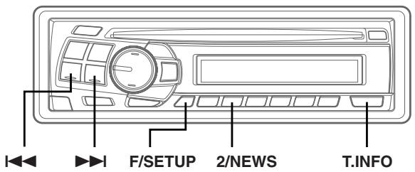ALPINE CDE-9821RM - Fonctionnement RDS - 2