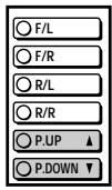 ALPINE CVA-1000R - Rappel des valeurs de correction temporelle avec les touches P.UP/P.DOWN - 2