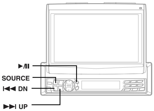 ALPINE CVA-1003R - Fonctionnement de DVD/CD video/lecteur CD (en option) - 1