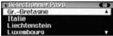 ALPINE INA-N033R-SPACE-SOFTWARE - Sélection des pays - 3