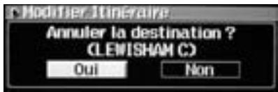 ALPINE INA-N033R-SPACE-SOFTWARE - Annulation de la destination - 1