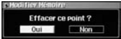 ALPINE INA-N333R-SPACE-SOFTWARE - Annulation des points de mémoires - 1