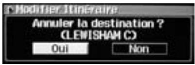 ALPINE INA-N333R-SPACE-SOFTWARE - Annulation de la destination - 1