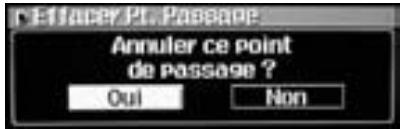 ALPINE INA-N333R-SPACE-SOFTWARE - Effacement des points de passage de l'itinéraire - 1