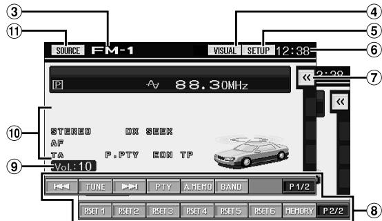 ALPINE IVA-D310R - Appuyez sur [RADIO]. - 1