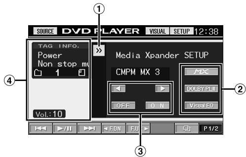 ALPINE IVA-D310R - Appuyez sur le menu de configuration de votrechoix. - 3