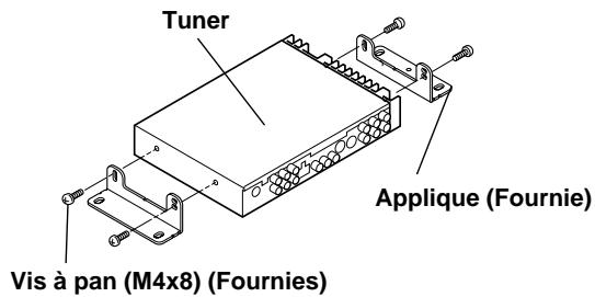 ALPINE IVX-M706R - Fixation avec les vis - 1