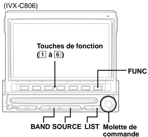 ALPINE IVX-M706R - Fonctionnement du lecteur CD (IVX-C806 seulement) (IVX-M706/CVA-1006R....en option) - 1