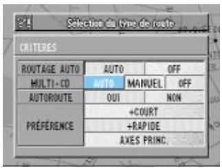 ALPINE NVS-HF01-HB01-HI01-HX01-HD01 - Recherche automatique d'un point frontalier - 5