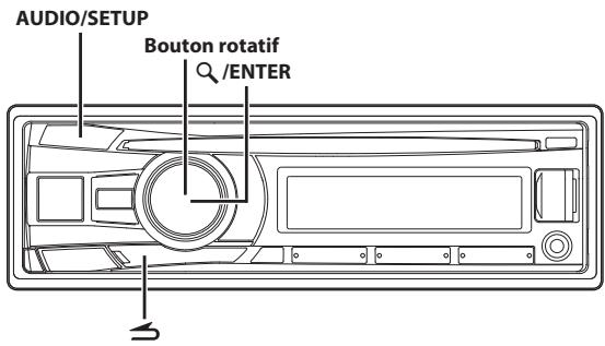 ALPINE CDE-181R, CDE-181RR, CDE-181RM - Réglage du son - 1
