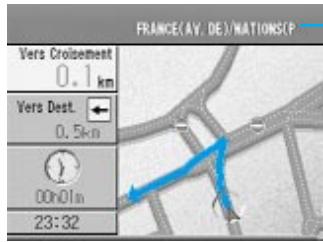 ALPINE HVS-HF0X - Carte agrandie de l'intersection - 1