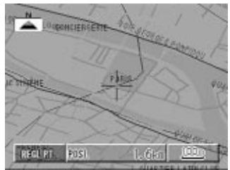 ALPINE HVS-HF0X - Pour revenir à la position actuelle du vehicule, appuyez sur la touche POS. - 2