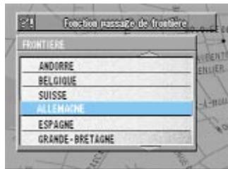 ALPINE HVS-HF0X - Recherche manuelle d'un point frontalier - 4