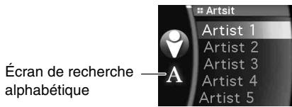 ALPINE IDA-X305 - Fonctions Saut de page/Recherche par pourcentage/Recherche alphabétique - 2