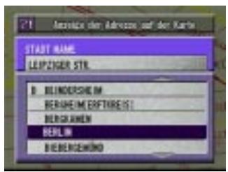 ALPINE SMART MAP PRO - B) Eingeben der Hausnummer bei der Suchenach einem Ort durch Eingeben seiner Adresse (EXPERT-Modus) - 1