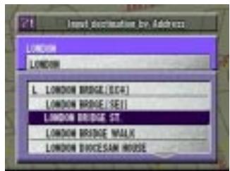 ALPINE SMART MAP PRO - A) How to input the address number in the searching for destination from address (name of city/street) procedure (Easy mode) - 2