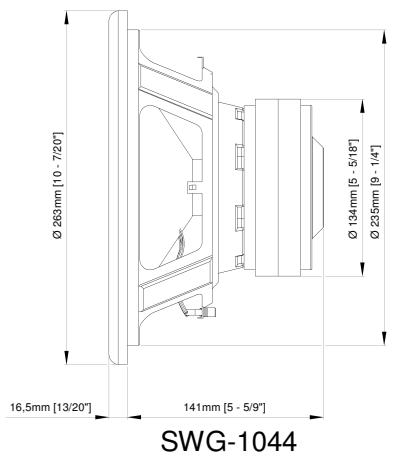 ALPINE SWG-844 - ALPINE SWG-844 20 cm Subwoofer - 4