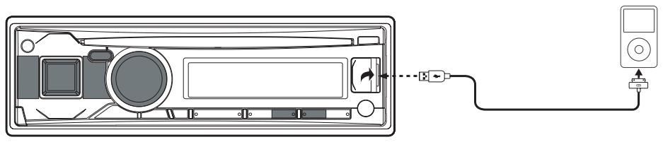 ALPINE CDE-171R, CDE-171RM, CDE-171RR - iPod/iPhone (Optional) (CDE- 171R/CDE- 171RR/ CDE- 171RM only) / iPod/iPhone (Option) (nur CDE- 171R/CDE- 171RR/CDE- 171RM) / iPod/iPhone (en option) (CDE- 171R/CDE- 171RR/CDE- 171RM uniquement) - 1