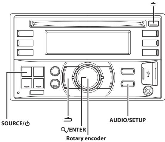 ALPINE CDE-W233R, CDE-W235BT - Mise en route - 1