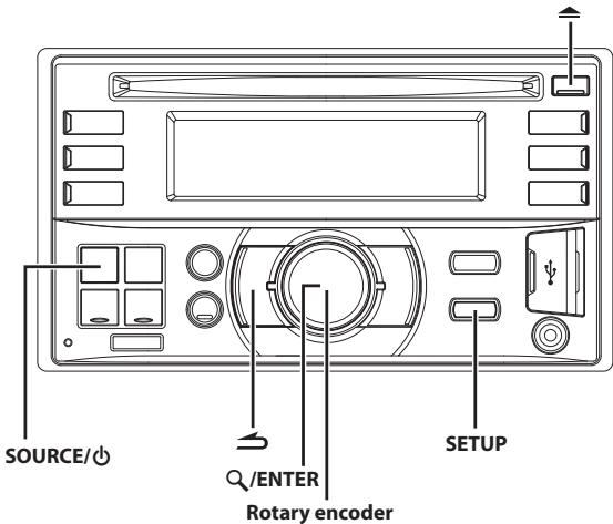 ALPINE CDE-W233R, CDE-W235BT - Mise en route - 2