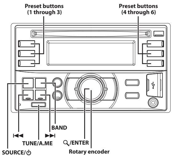 ALPINE CDE-W233R, CDE-W235BT - Radio - 1