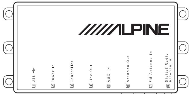 ALPINE EZI-DAB - USB - 1