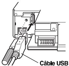 ALPINE IDA X100 - Connexion du cable USB - 1