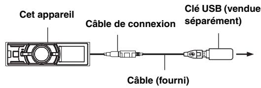 ALPINE IDA-X303 - Pour débrancher la clé USB - 1