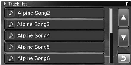 ALPINE INE-S900R - Recherche de texte de CD - 1