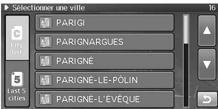 ALPINE INE-S900R - Par nom de ville : - 2