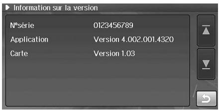 ALPINE INE-S900R - Élement de paramétrage : Version - 1