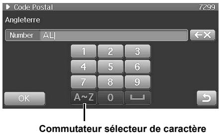 ALPINE INE-S900R - Recherche par code postal - 2