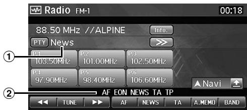 ALPINE INE-S900R - Fonctionnement RDS - 1