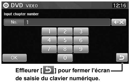 ALPINE INE-S900R - Opérations de saisie au clavier numérique   DVD-V - 1