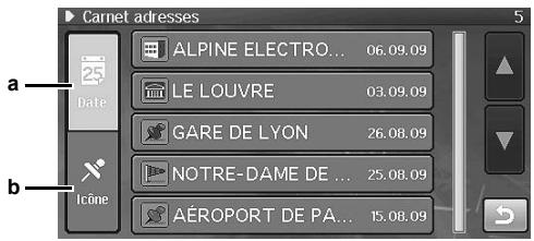 ALPINE INE-S900R - Effleurer la destination souhaitee. - 1